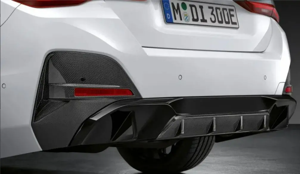 Genuine Bmw M Performance Carbon Fiber Rear Diffuser For 4 Series I4 G26 1