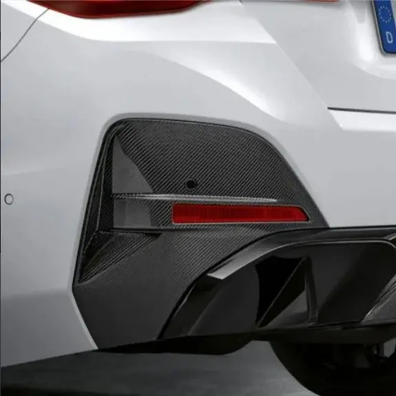 Genuine Bmw M Performance Carbon Fiber Rear Bumper Apron Trim For 4 Series I4 G26 1