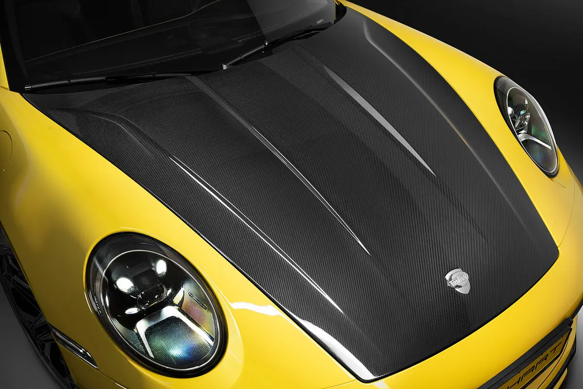 Techart Carbon Fiber Front Hood Bonnet For Porsche Carrera 911 992 / Gt3 / Turbo 1