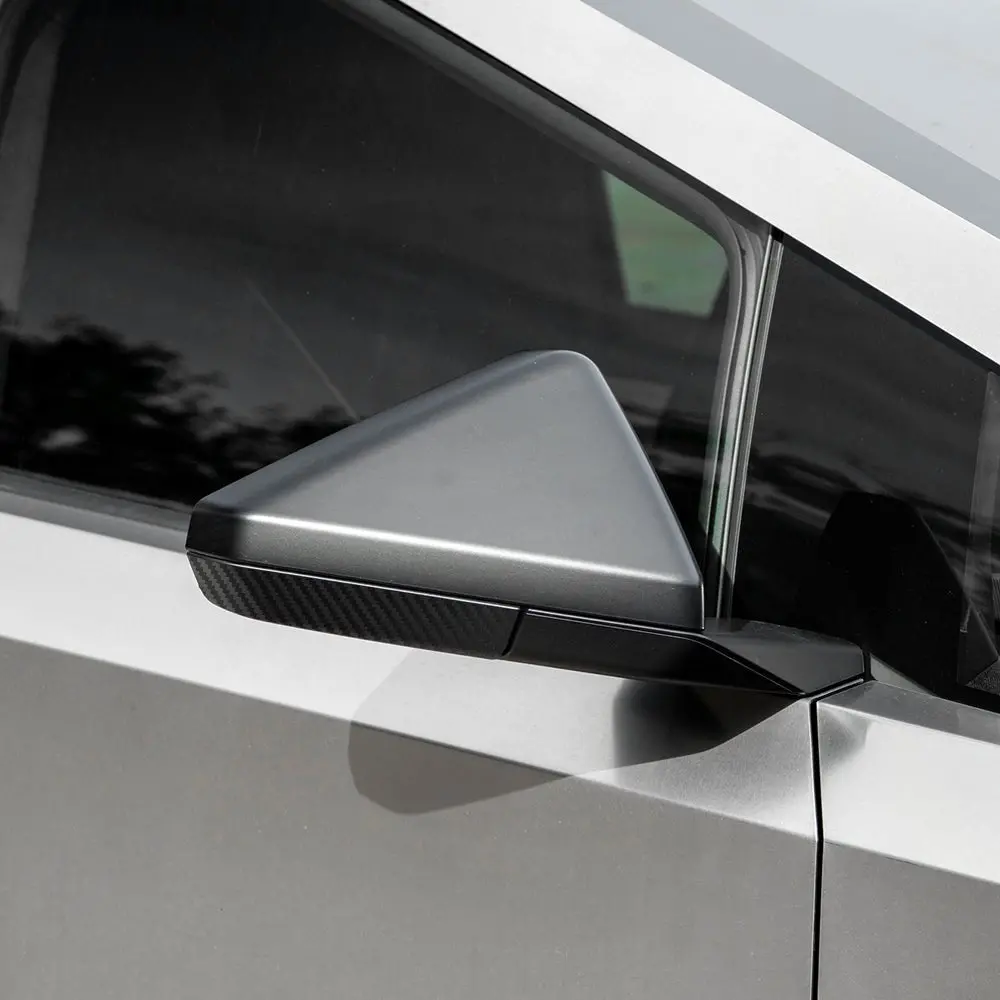 Cybertruck Side Mirror Cover | Real Dry Carbon Fiber Trim | Tesery 1
