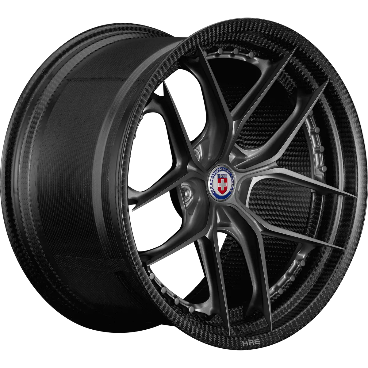 Hre Forged 2-Piece Crbn™ Series Carbon Fiber Forged Hx101 1