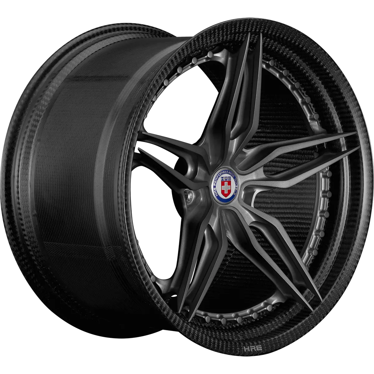 Hre Forged 2-Piece Crbn™ Series Carbon Fiber Forged Hx107 1