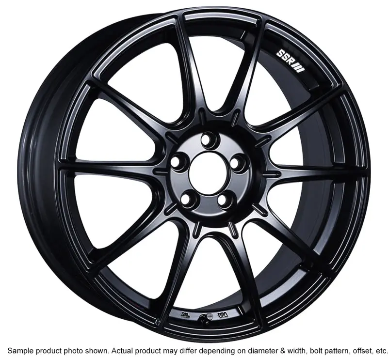 Ssr Gtx01 17X8 5X100 45Mm Offset Flat Black Wheel 1