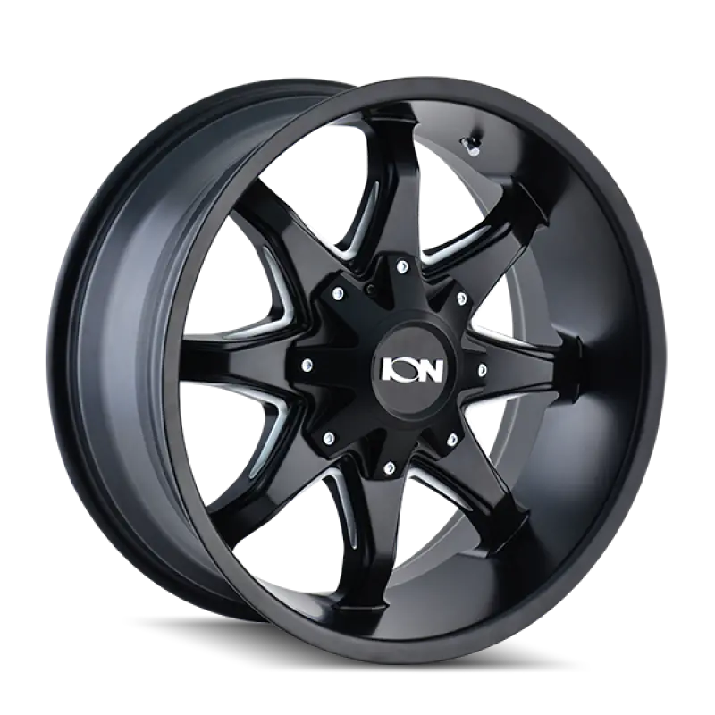 Ion Type 181 18X9 / 5X139.7 Bp / 18Mm Offset / 110Mm Hub Satin Black Wheel 1