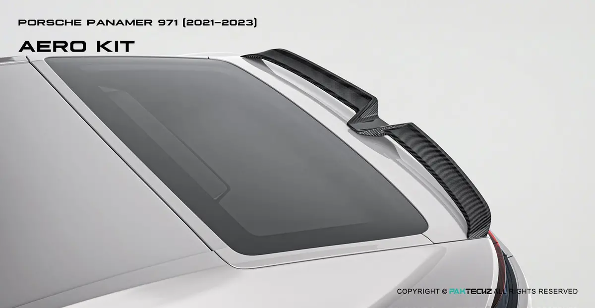 Paktechz Dry Carbon Fiber Aero Body Kit For Porsche 2021-2023 Panamera 6