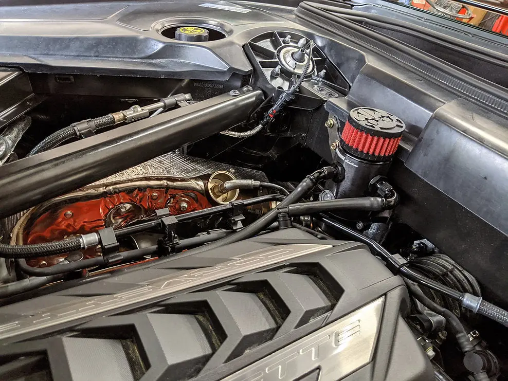 Mighty Mouse Mild Catch Can For '20-'25 C8 Corvette 1