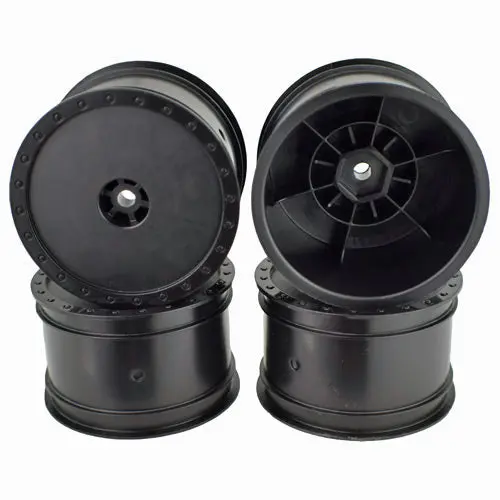 Der-Bb4-Lrb Black Borrego Buggy Wheels (4Pcs) 1