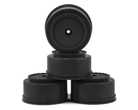 Der-Bs4-Lb De Racing 12Mm Hex "Borrego" Short Course Wheels (Black) (4) (22Sct/Ten-Scte) 1