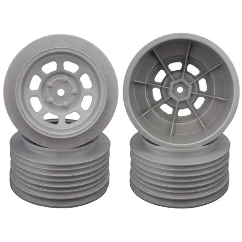 Der-Ds4-As Silver Speedway Sc Wheels (4Pcs) (Associated) 1