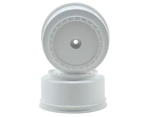 Der-Scb-Aw White Borrego Sc Wheels (2Pcs) (Associated) 1
