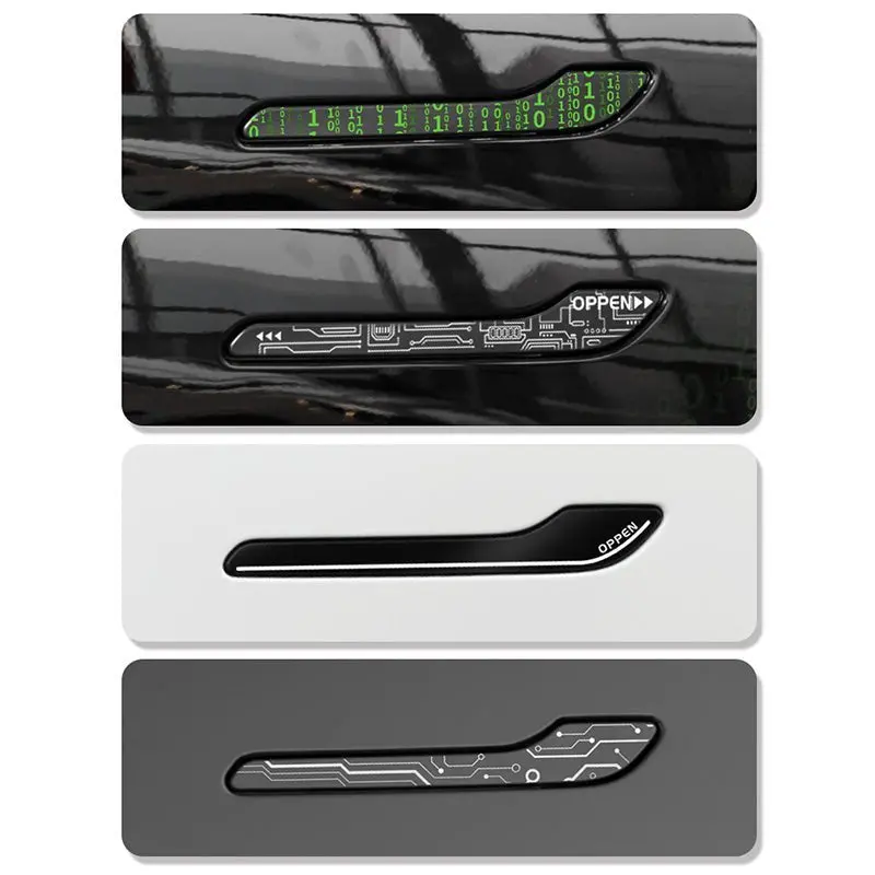 Door Handle Protection Film For Model 3/Y (4-Pack) | Custom Fit Ppf | 6 Designs 1