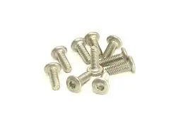700626 M2x6 Titanium Button Head Hex Machine Screw (10Pcs) 1