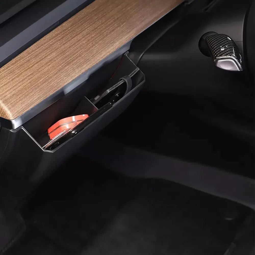 Driver Side Dash Panel Storage Box For Tesla Model Y/3 1
