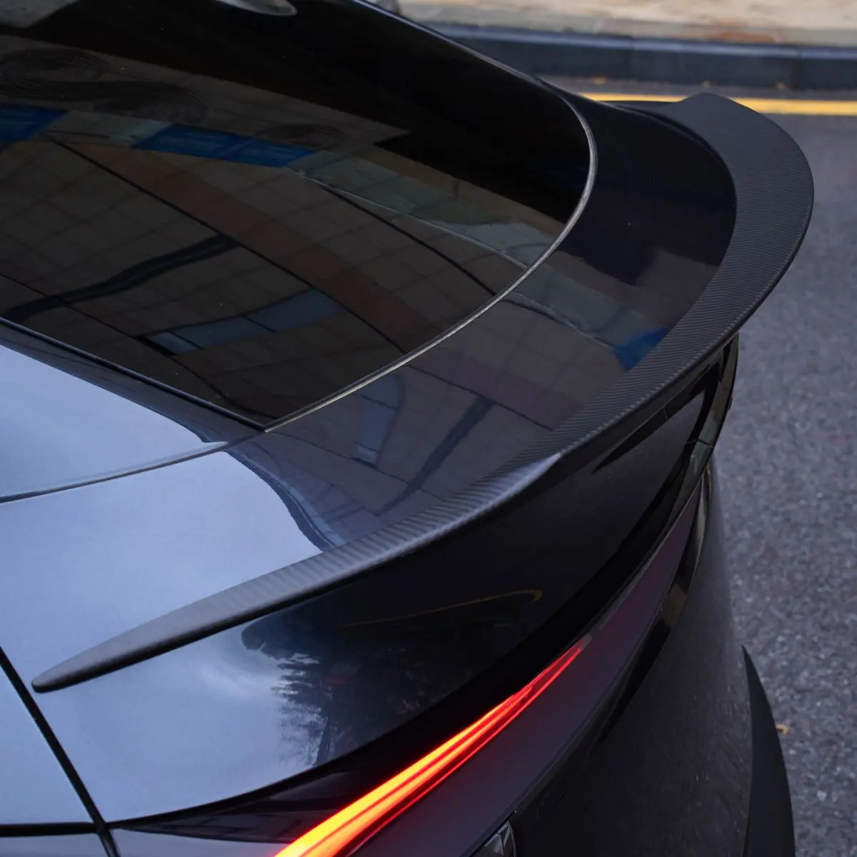 Dry Carbon Fiber Rear Spoiler Wing For Model Y Juniper | Oem Yl Style 1