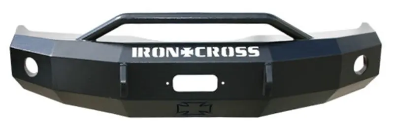 Iron Cross Heavy-Duty Push Bar Bumper For 1999–2004 Ford Super Duty F-250/F-350/F-450 – Matte Black 1