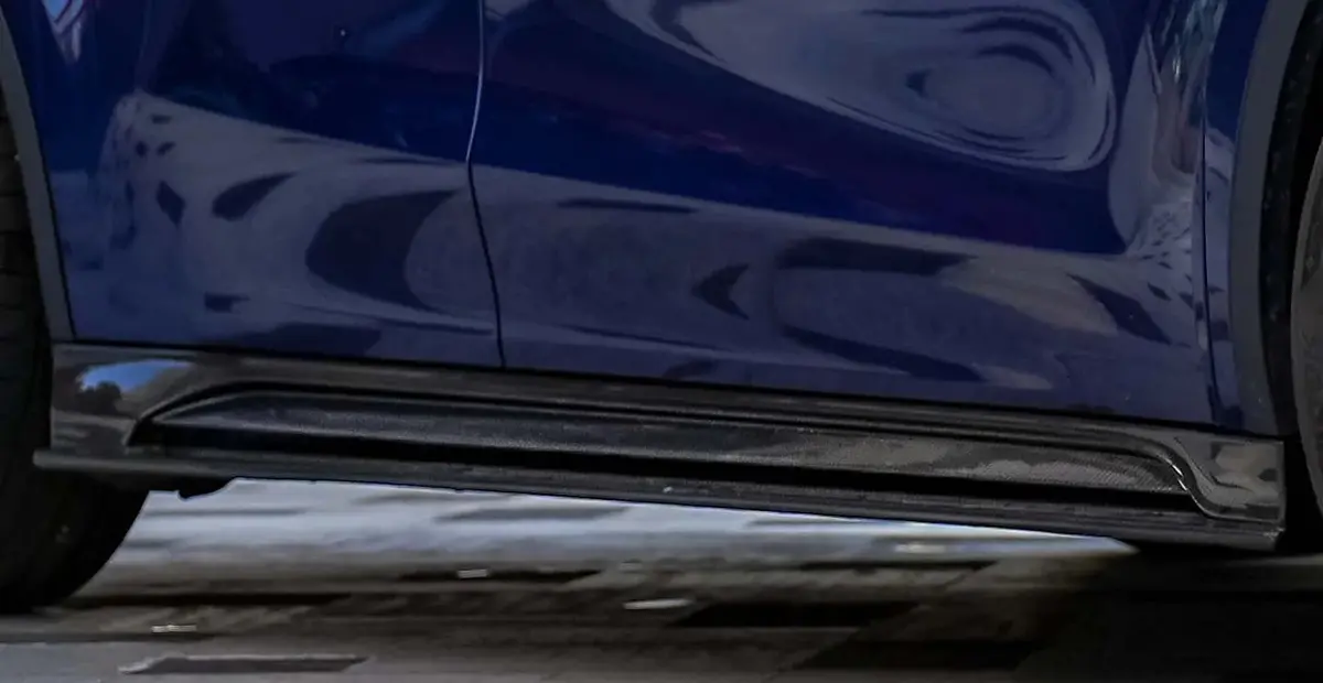 Paktechz Carbon Fiber Side Skirts For Tesla Model Y 1
