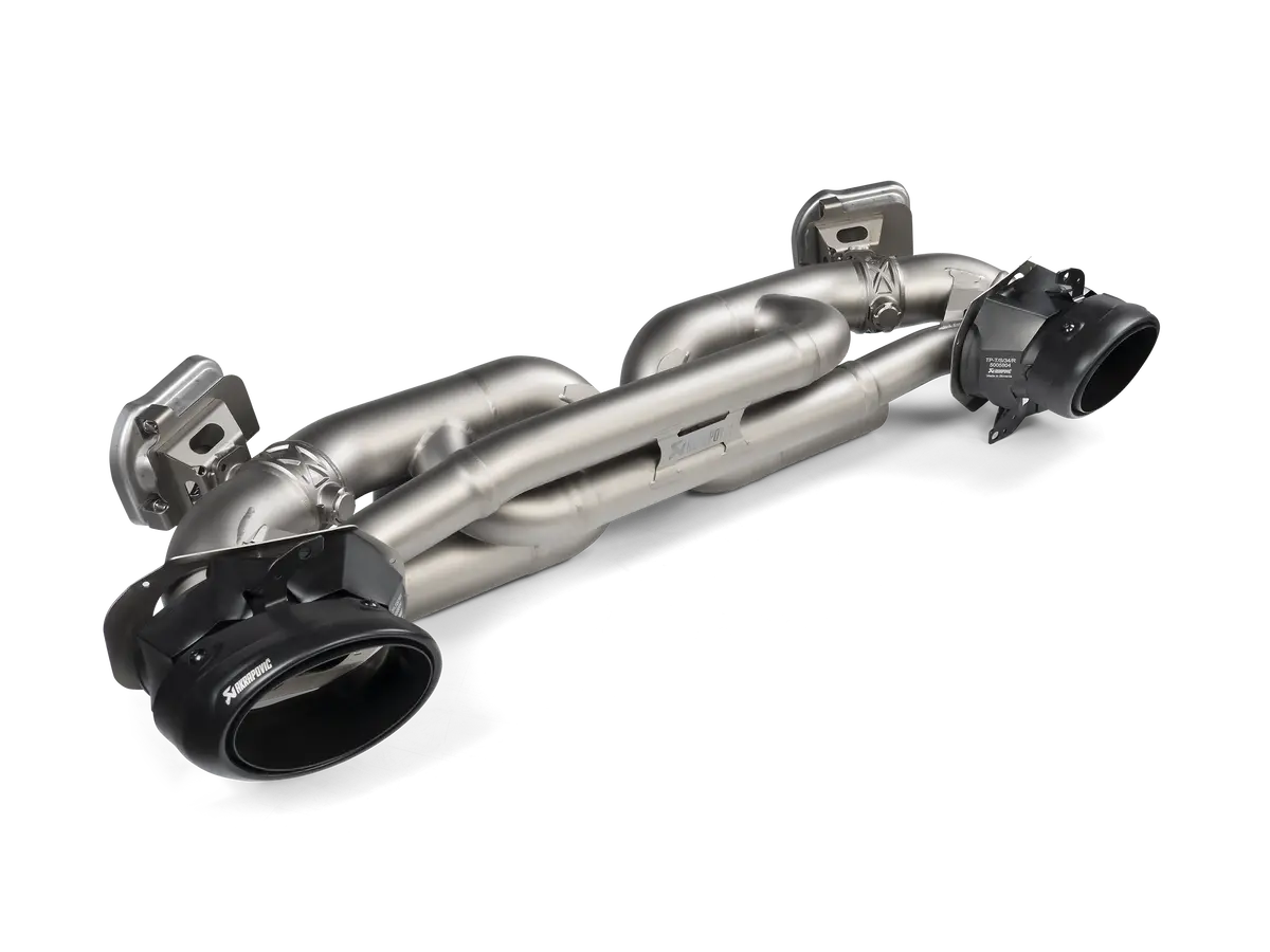 Akrapovic Porsche 911 Turbo / Turbo S (992) 2020 Tail Pipe Set (Titanium) - Black,Tp-T/S/33 1