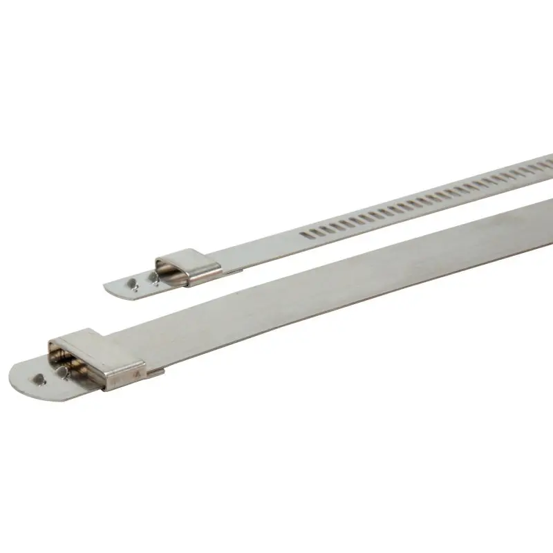 Dei Stainless Steel Positive-Locking Tie Strap – 1/2 Inch × 20 Inch (Pack Of 10) 2