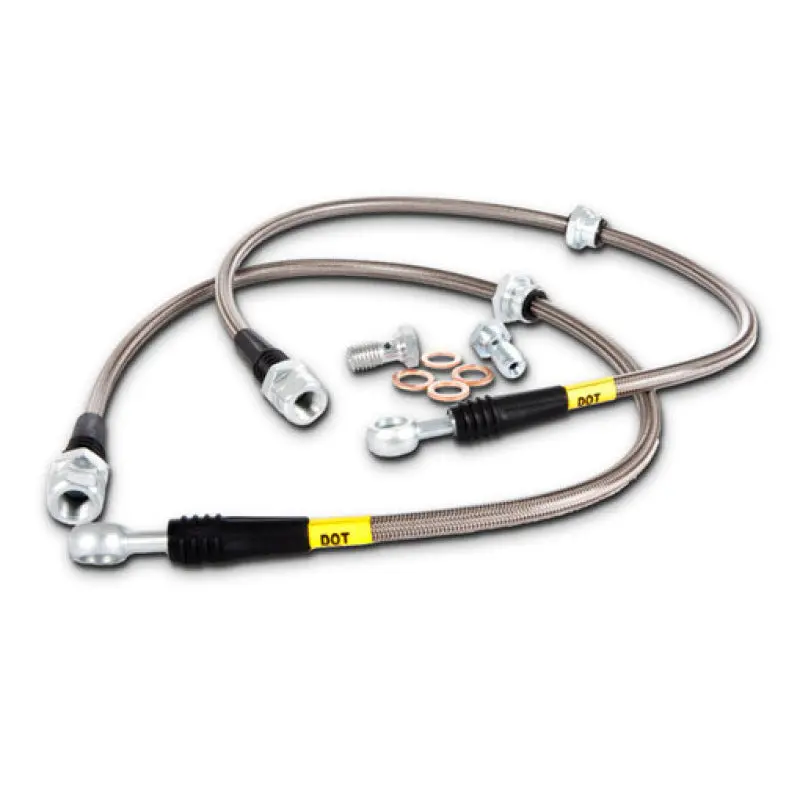 Stoptech Stainless Steel Braided Front Brake Lines For 1995–2007 Toyota 4Runner 1