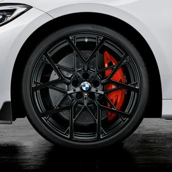 20” Bmw 3 Series 795M Oe M Performance Matt Black Forged Wheels 1