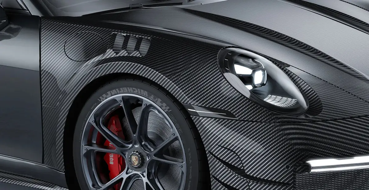 Paktechz Dry Carbon Fiber Front Fenders For Porsche 911 992 C2s / C4s / Gt3 / Gts / Turbo S 2018+ 1