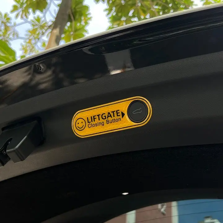 Electric Tailgate Stickers For Tesla Model3/Y/X/S 1