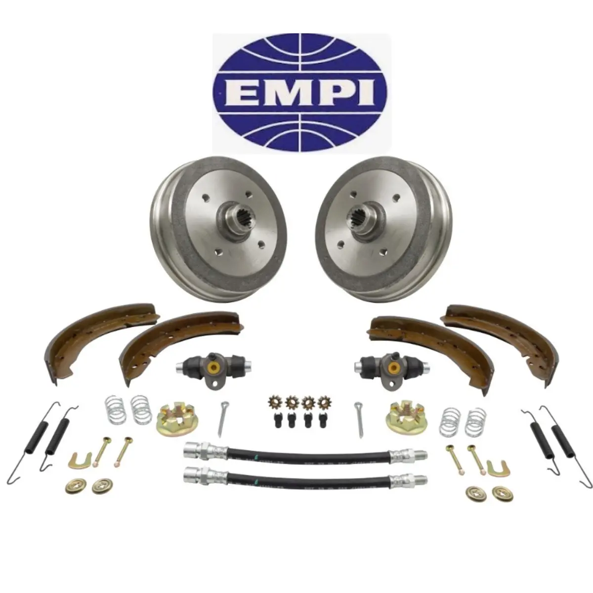 Rear Brake Drum Kit, Ghia/Beetle 68-79 1