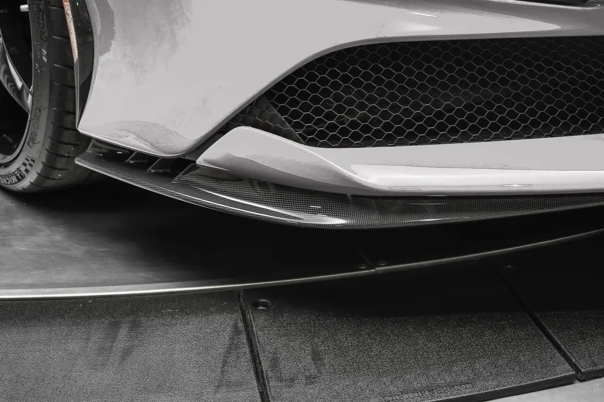 Dmc Ferrari Sf90 Carbon Fiber Front Lip Add-Ons Fit The Oem Coupe & Spider & Assetto Fiorano 1