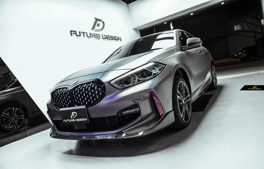 Future Design Sliver Star Pattern Front Grille For Bmw F40 1-Series 1