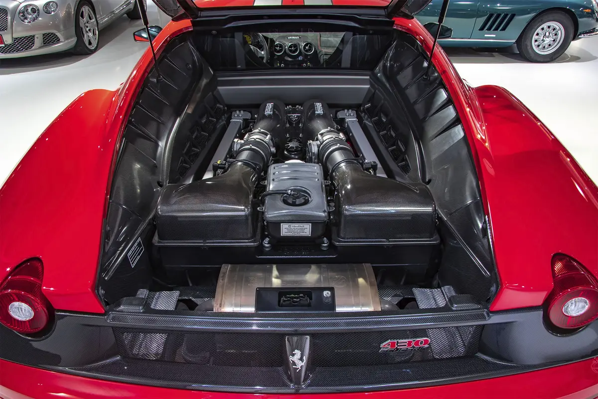 Dmc Ferrari F430 Engine Room Panels Carbon Fiber 1
