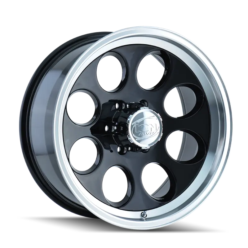 Ion Type 171 Forged Wheel – 18X9", 8X165.1, 0Mm Offset, 130.8Mm Hub (Black/Machined Face) 1