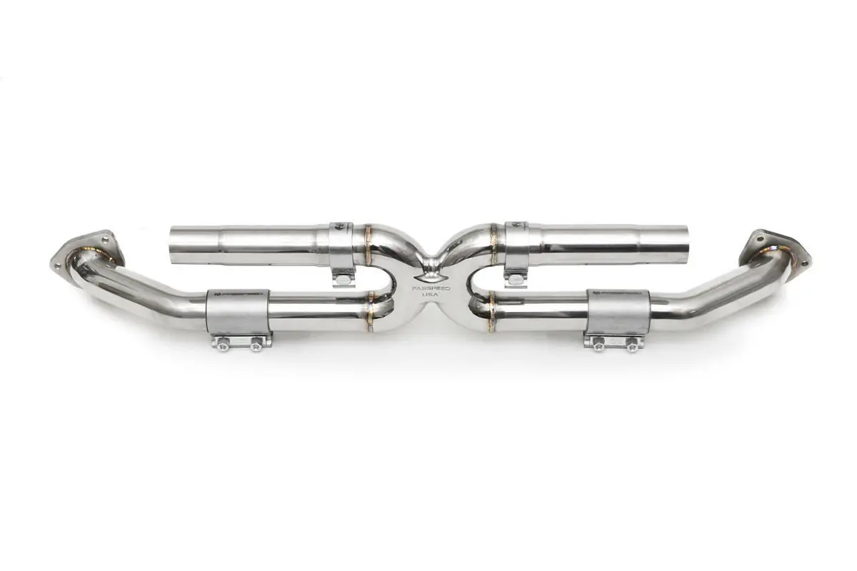 Fabspeed Porsche 991 Carrera Center Muffler Bypass X-Pipe (2012-2016) 1