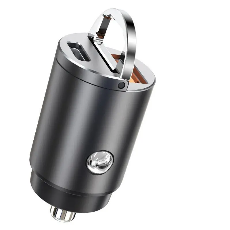 Dual-Port Fast Car Charger | Pd 3.0 + Qc 3.0 | 30W Output | Ultra-Compact Design 1