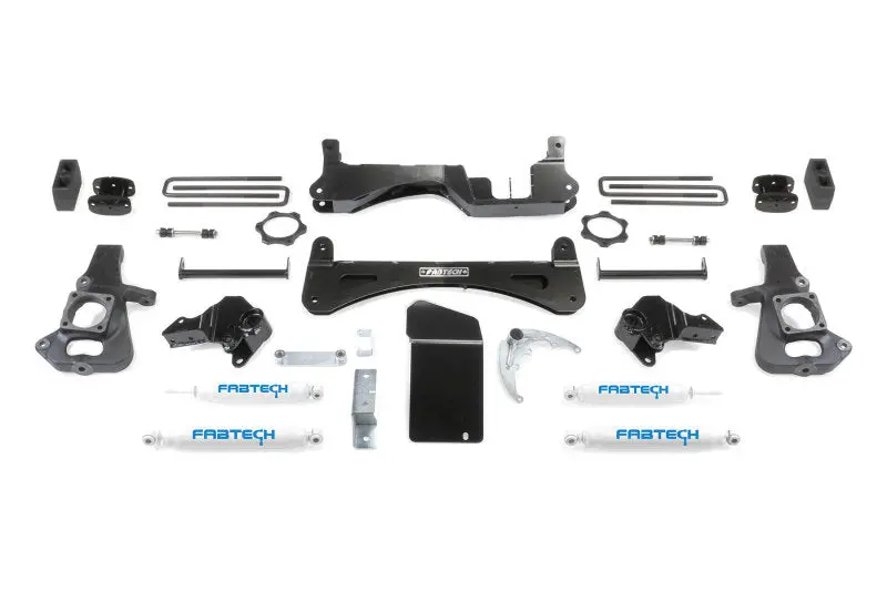 Fabtech 6-Inch Rts Lift System With Performance Shocks For 2001–2010 Gm C/K2500Hd & C/K3500Hd Trucks 1
