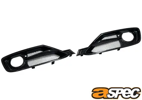 Aspec Bmw F30 320/328I 2012+ Carbon Fiber Fog Light Cover 1