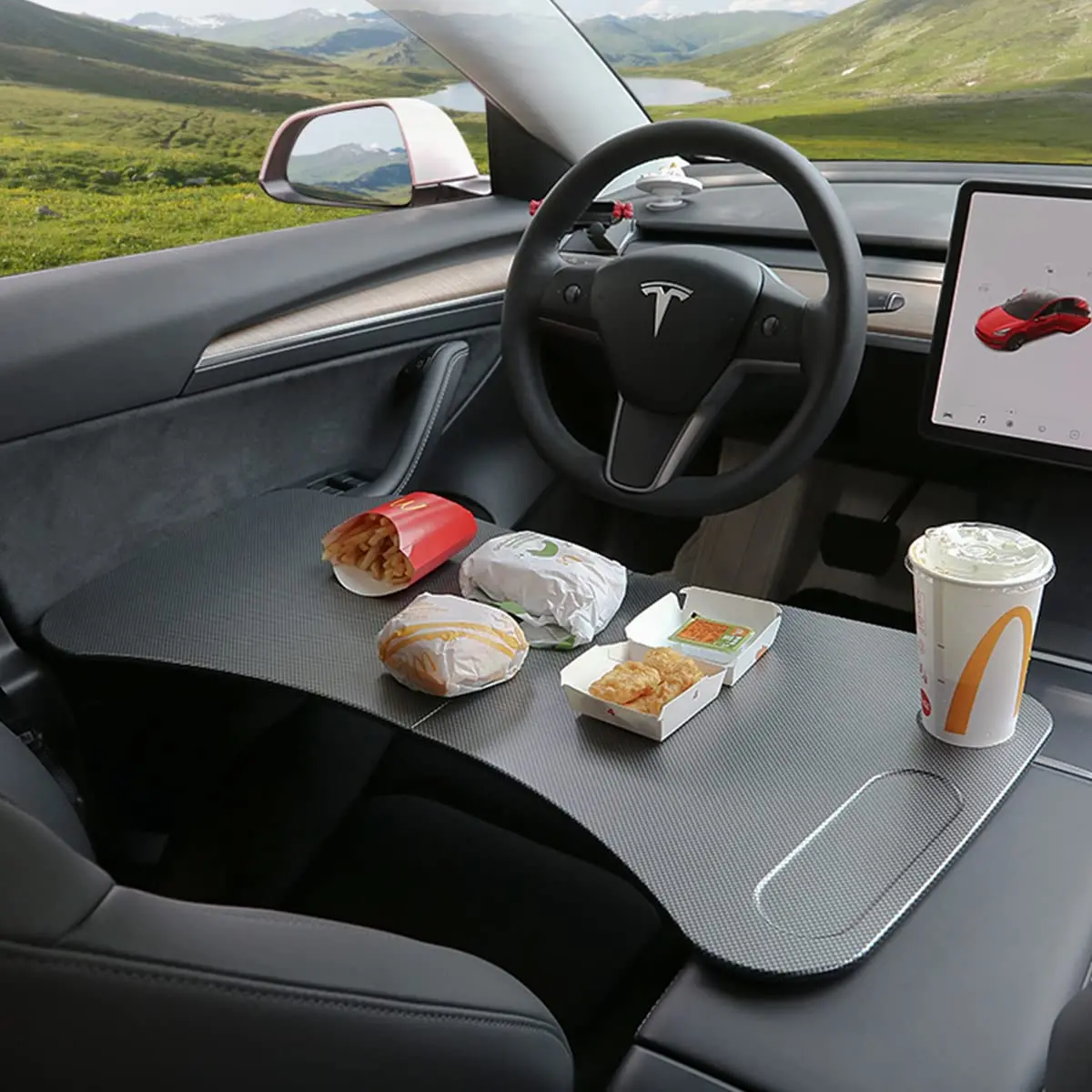 Foldable Laptop Working Desk For Model 3 / Model Y | Tesery 1
