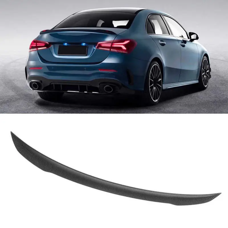 Mercedes-Benz V117 A-Class Sedan 2018+ Carbon Fiber Rear Spoiler 1