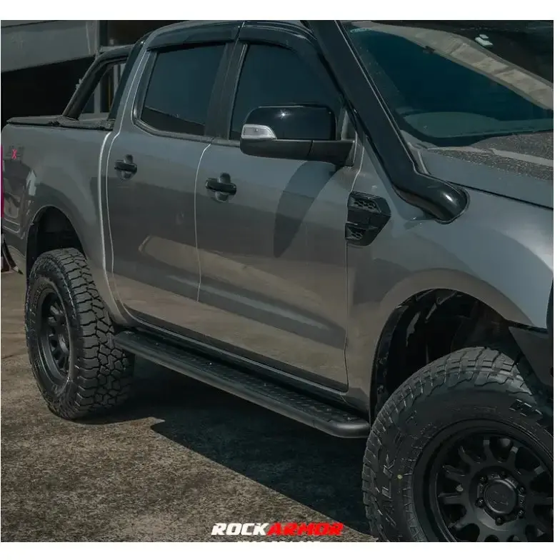 Ford Ranger Px1,2,3 Dual Cab/Extra Cab 2012-2022 Rockarmor Steel Rockslider Side Steps 1