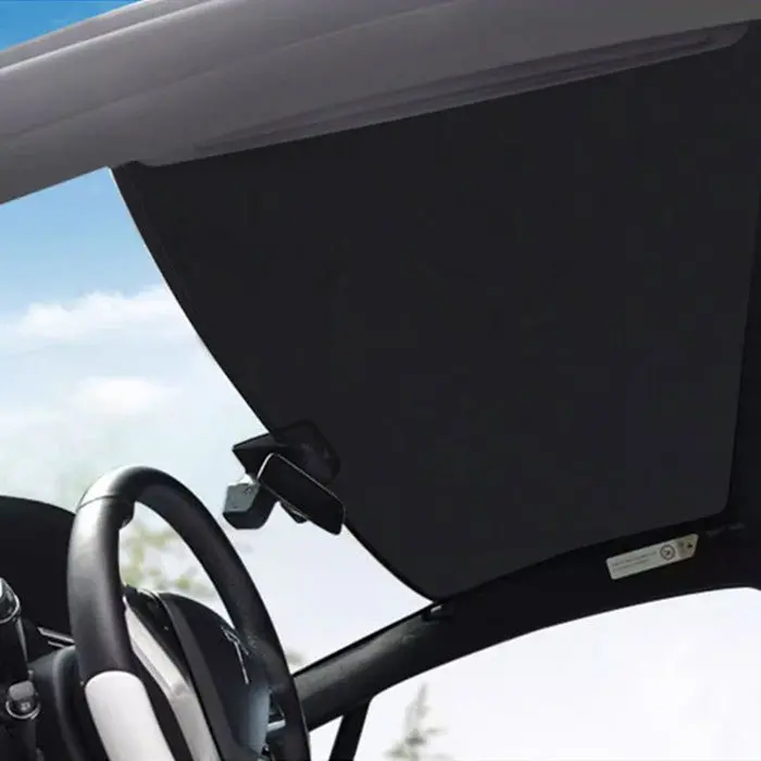 Front Skylight Roof/Tailgate Sunshade For Model X 1