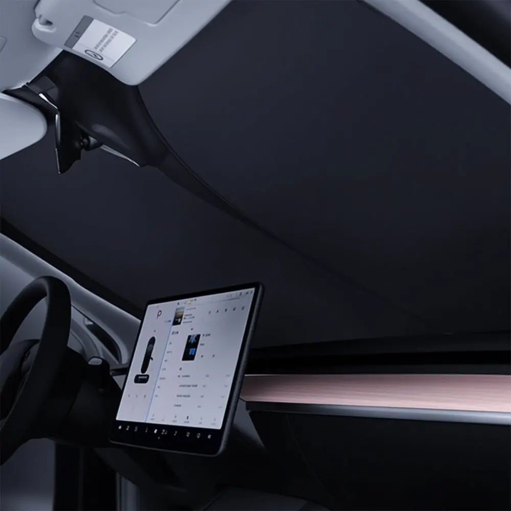 Front Windshield Sunshade For Model 3 / Model Y | Tesery 2