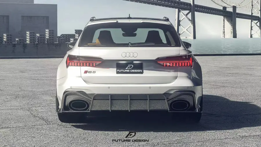 Future Design Carbon Fiber Full Body Kit - Blaze Kit For Audi Rs6 C8 2020-2022 6