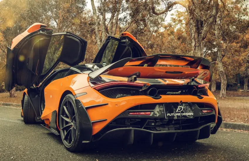 Future Design Carbon Fiber Rear Diffuser For Mclaren 720S 1