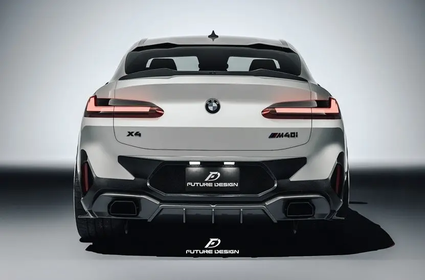 Future Design Carbon Fiber Rear Diffuser For Bmw X4 G02 Lci 1