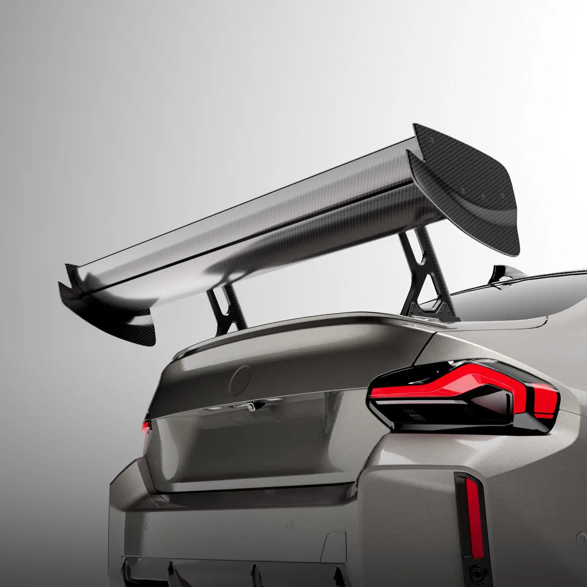 Vulcan Alpha Bmw G87 M2 Carbon Fiber Dual Element Wing With Drs 1