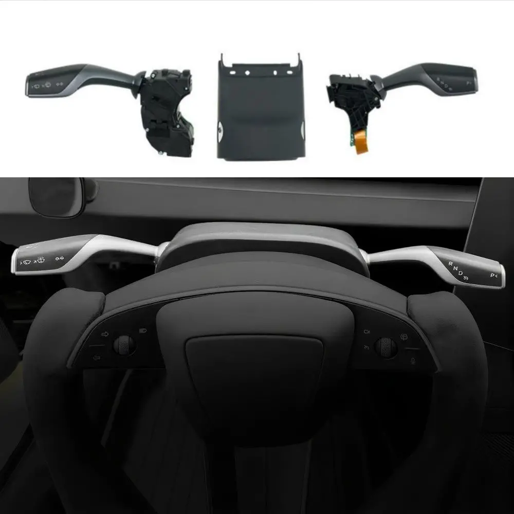 Gear Selector & Turn Signal Lever Stalk Upgrade Kit For Model 3 Highland & Model Y Juniper 1
