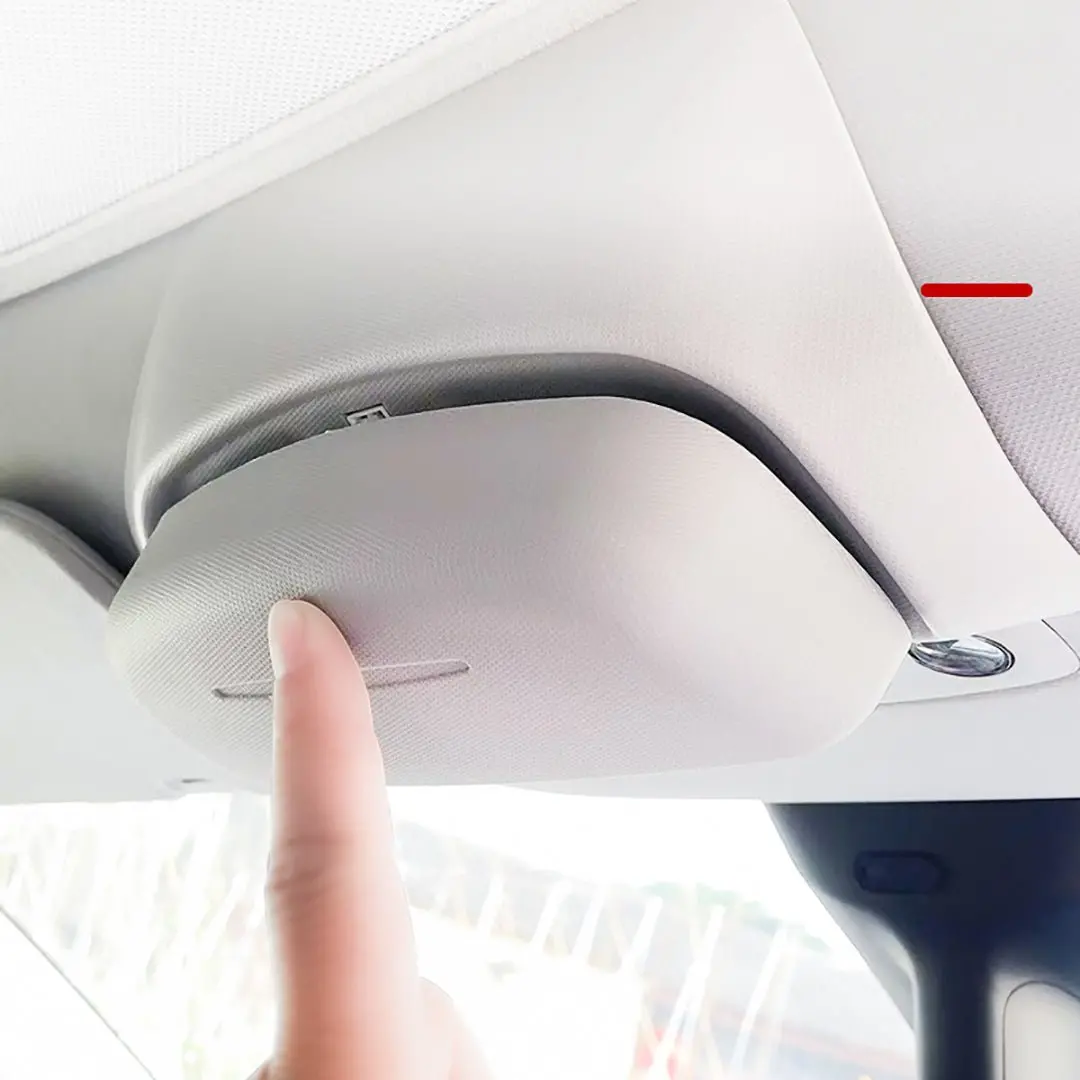 Glasses Case Holder Sunglasses Storage Clip For Tesla Model 3 1