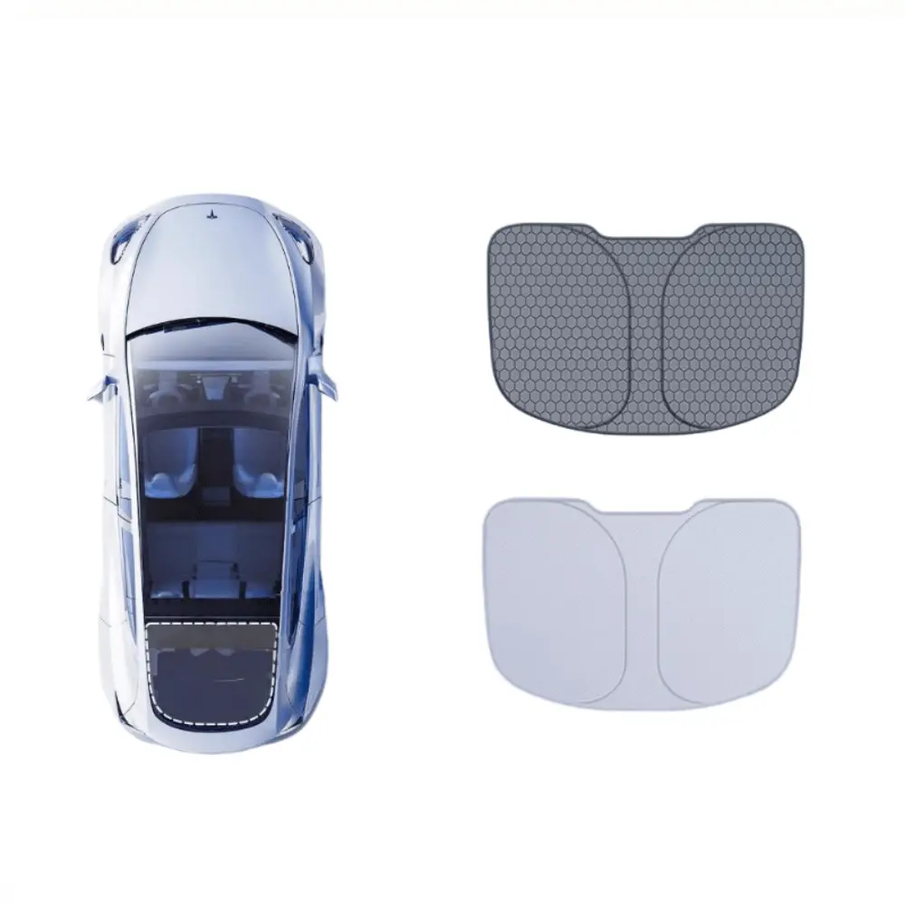 Graphene Rear Windshield Sunshade For Tesla Model 3 Highland / Model Y Juniper 1