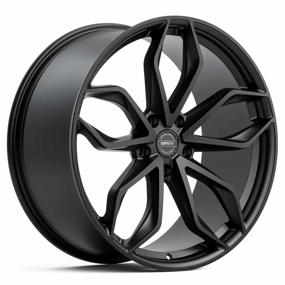 Gt Form Ghost Satin Black 22 Inch Wheels 1