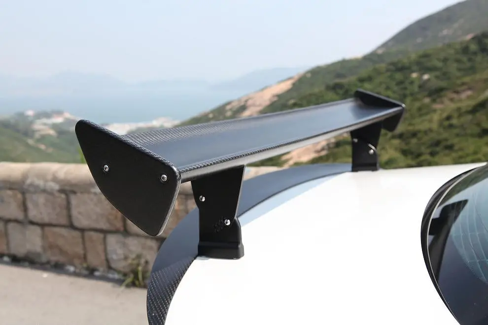 Revozport Bmw E82 1M Raze Dry Carbon Fiber Gt Rear Wing Spoiler 1
