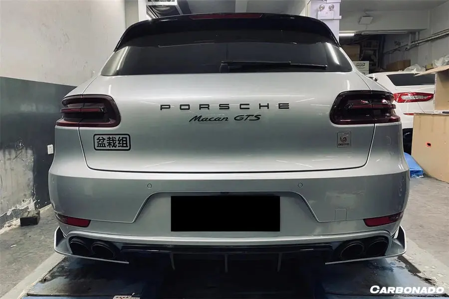 Carbonado Ats Carbon Fiber Rear Diffuser Kit For Porsche Macan Gts / Macan Turbo / Turbo S 2014-2017 1